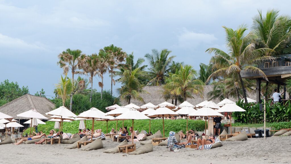 Pantai di kawasan Canggu, Bali