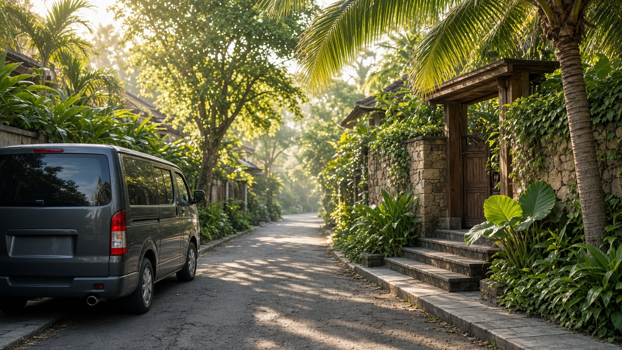 Tiba di Bali pagi hari dengan travel