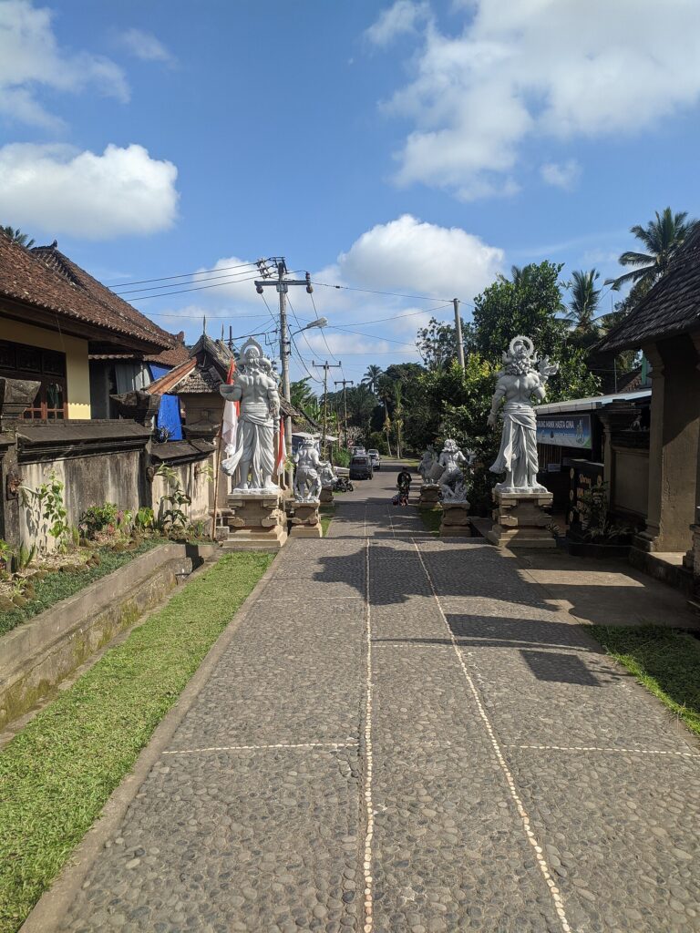 Lorong rumah adat di Penglipuran Bali