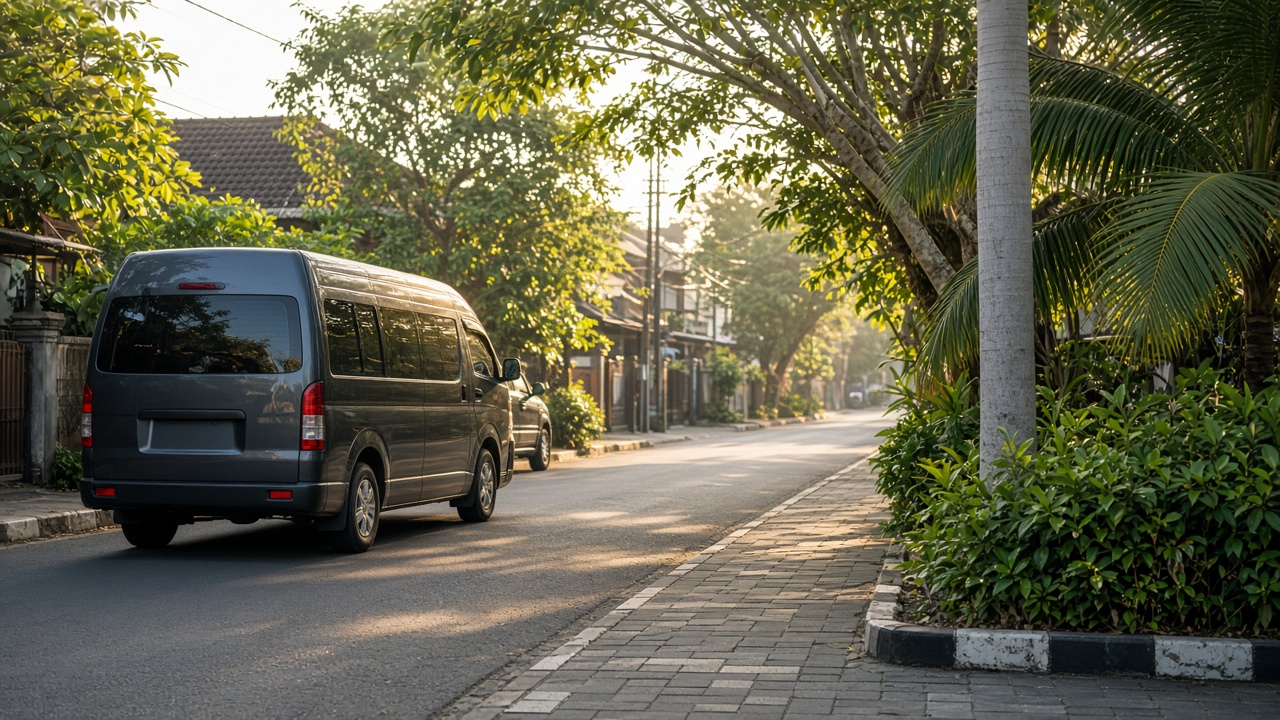 Tiba di Denpasar pagi hari setelah perjalanan semalam